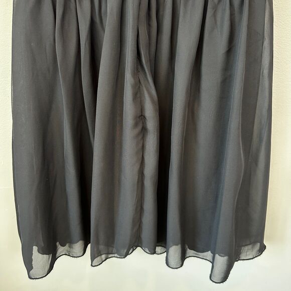 Speechless Black Gold Sequin Short Dress Juniors Size 7 V Neck - Picture 6 of 6